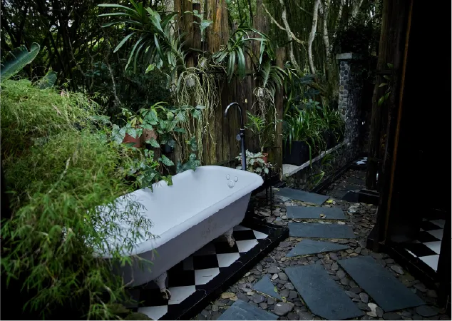 Outdoor bath